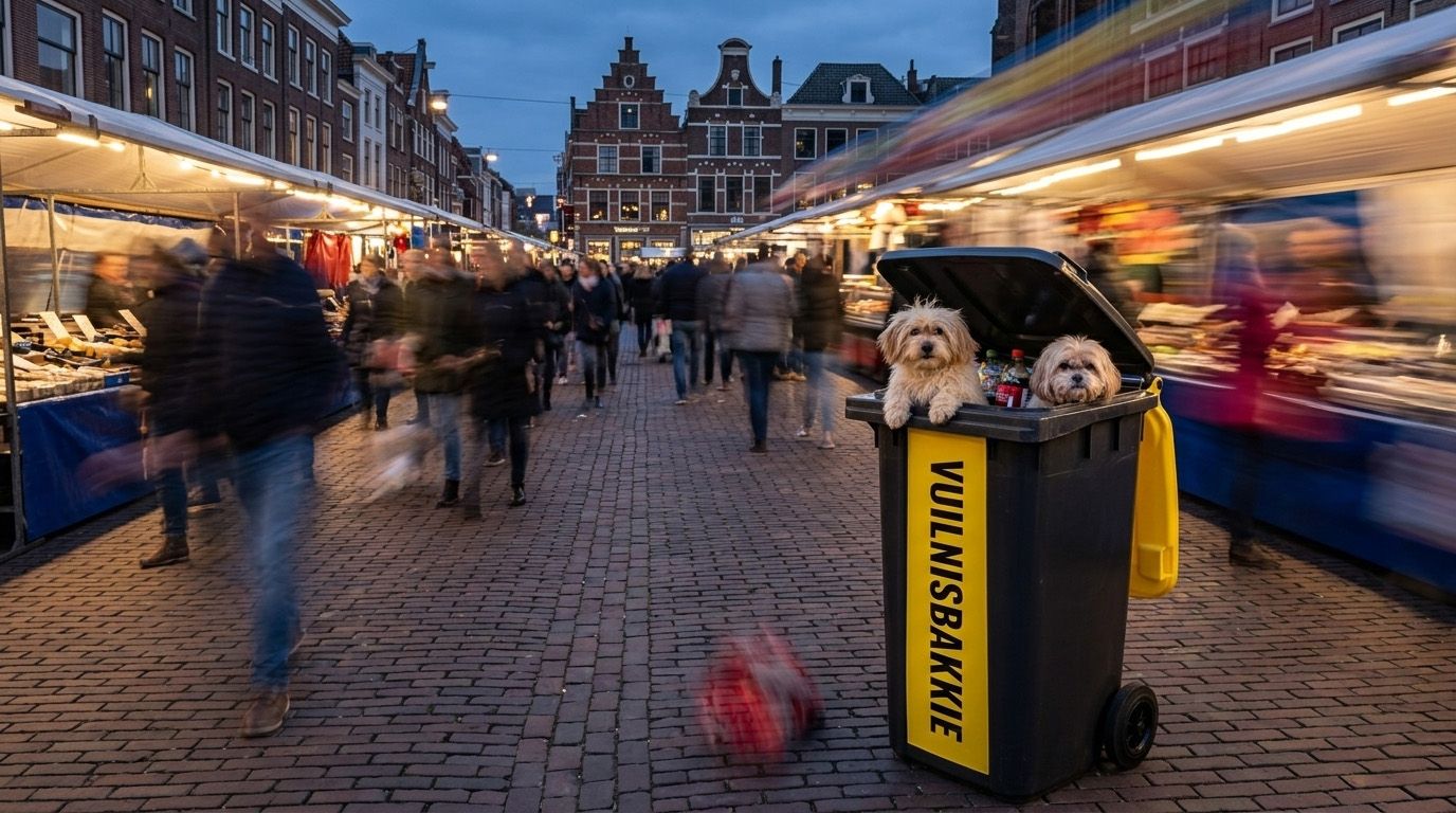 Vuilnisbakkie animatronic
