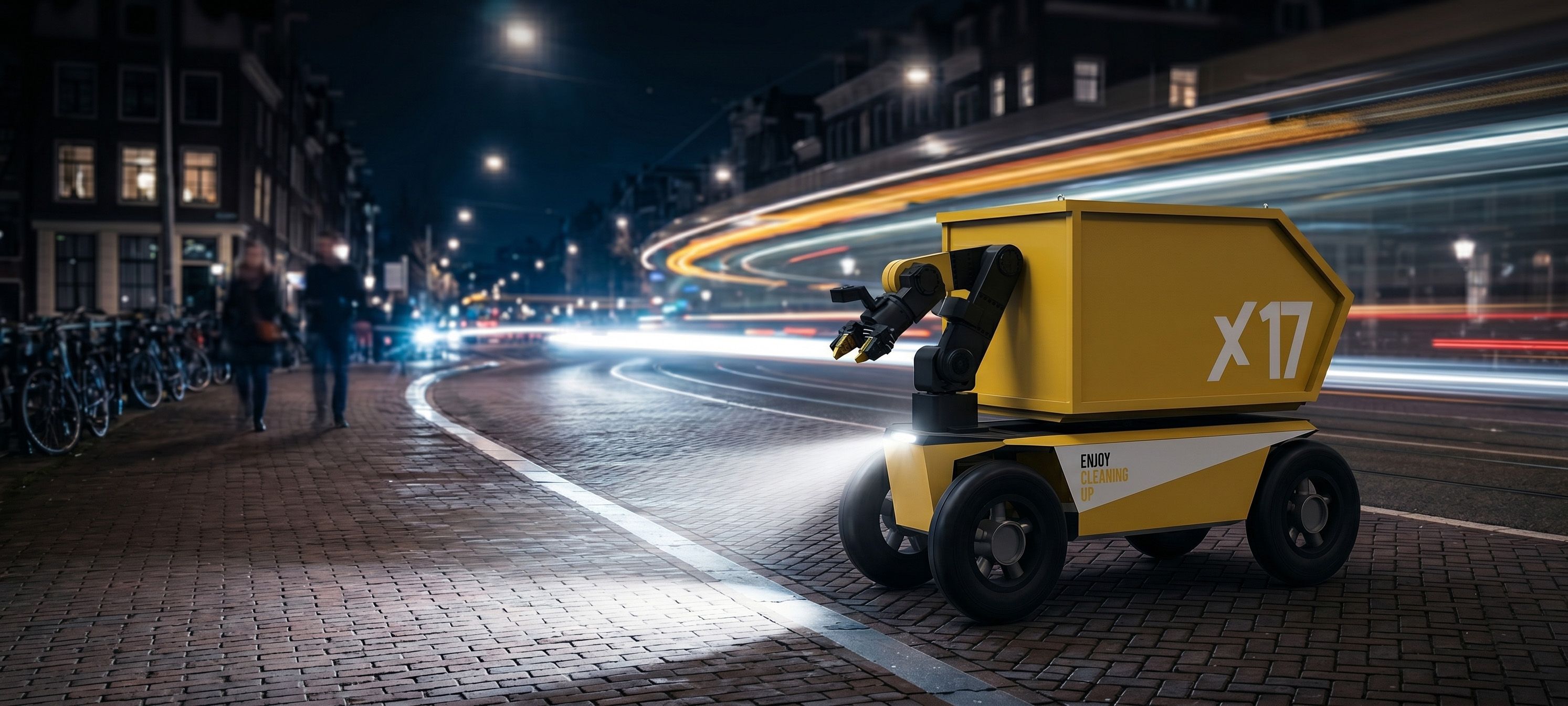 X17 opruimrobot met grijparm